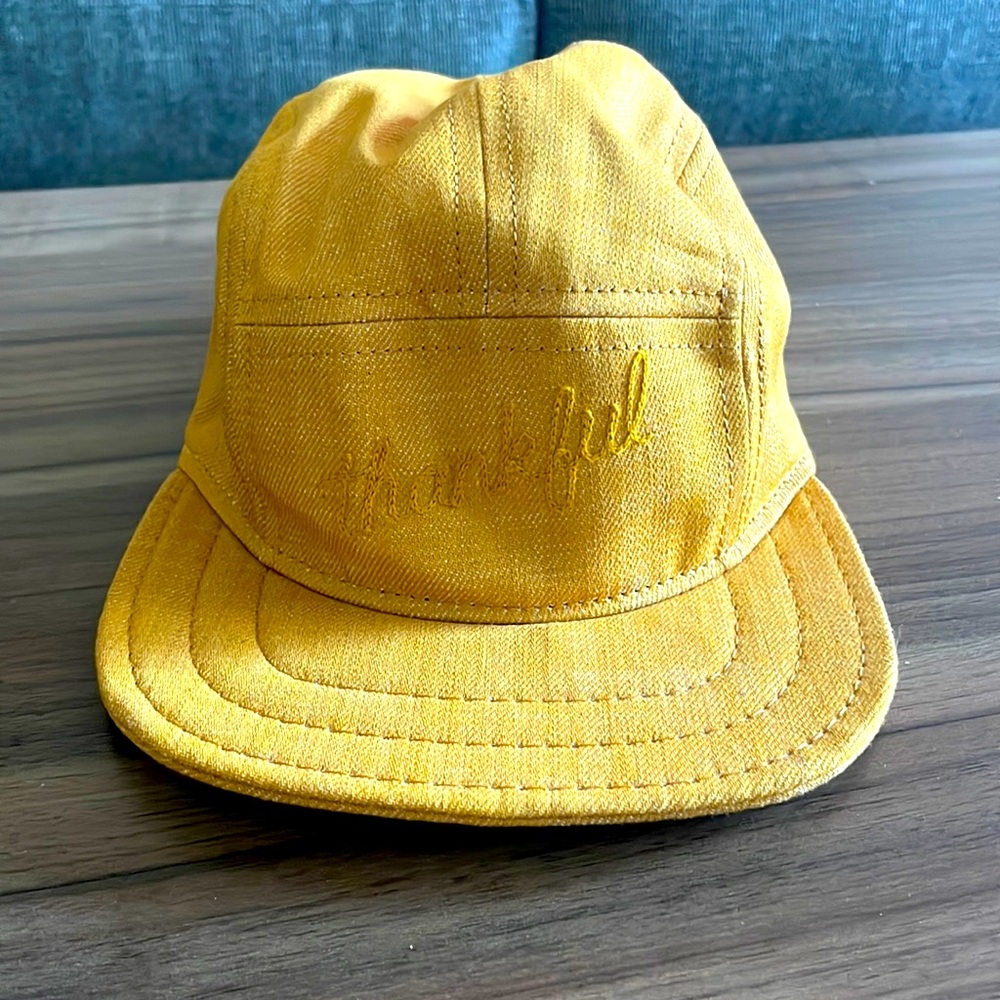 Ape & Bird custom made “Thankful” Five Panel Camp Hat